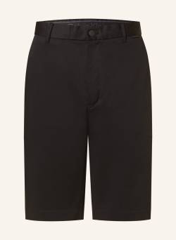 Calvin Klein Shorts Sateen Regular Straight Fit schwarz von Calvin Klein