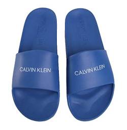 Calvin Klein Slipper Mann Herren Swimwear CK Artikel KM0KM00498 ONE MOLD SLIDE, CJR Snorkel blue, 42 von Calvin Klein