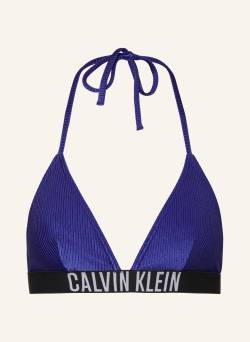 Calvin Klein Triangel-Bikini-Top blau von Calvin Klein