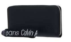 Calvin Klein Ultralight Zip Around Wallet with Wristlet Black von Calvin Klein