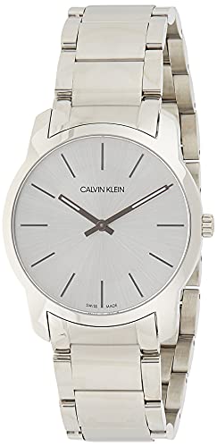 Calvin Klein Unisex Erwachsene Analog-Digital Quarz Uhr mit Edelstahl Armband K2G22146 von Calvin Klein