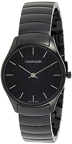 Calvin Klein Unisex Erwachsene Analog-Digital Quarz Uhr mit Edelstahl Armband K4D22441 von Calvin Klein