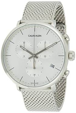 Calvin Klein Unisex Erwachsene Chronograph Quarz Uhr mit Edelstahl Armband K8M27126 von Calvin Klein