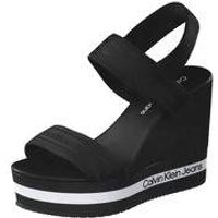 Calvin Klein Wedge Sandal Sling Damen schwarz|schwarz von Calvin Klein