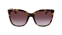 Calvin Klein Women's CK23500S Sunglasses, Brown Havana, Einheitsgröße von Calvin Klein
