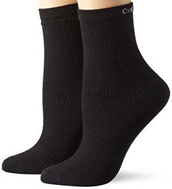 Calvin Klein Women's Mesh Short Socks, Black, ONE Size von Calvin Klein