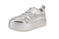 Calvin Klein YW0YW01510 Bold Platf Low Mix - Damen Schuhe Sneaker - 0IY-Silver, Größe:40 EU von Calvin Klein
