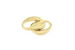 Calvin Klein ring für Damen Kollektion ELONGATED DROPS Gelbgoldfarbenes von Calvin Klein