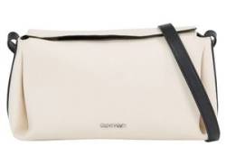 Mini Bag CALVIN KLEIN "GRACIE MINI BAG_CANVAS" Gr. B/H/T: 23 cm x 14 cm x 8 cm, beige (dk ecru canvas) Damen Taschen Handtaschen von Calvin Klein