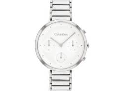 Multifunktionsuhr CALVIN KLEIN "TIMELESS, 25200282" Armbanduhren silberfarben Damen Quarzuhren von Calvin Klein