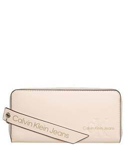 Sculpted Zip Around Tag Ballet Farbe: Beige von Calvin Klein