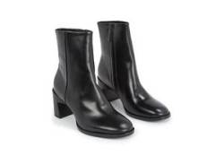 Stiefelette CALVIN KLEIN "GEO BLOCK ANKLE BOOT 60" Gr. 36, schwarz Damen Schuhe Reißverschlussstiefeletten von Calvin Klein