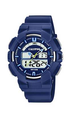 Calypso Uhr Für Kind K5772/3 Street Style Multi Silikon Case BlauSilikon Band von Calypso Watches