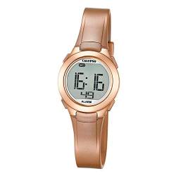 Calypso Kunststoff PUR Damen Uhr K5677/3 Armbanduhr roségold Digital D1UK5677/3 von Calypso
