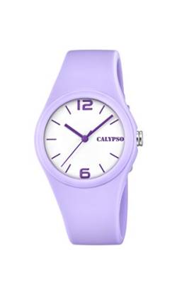 Calypso Mädchen Datum klassisch Quarz Uhr mit Plastik Armband K5742/2 von Calypso
