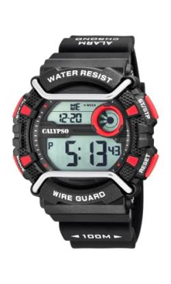 Calypso Watches Herren Digital Quarz Uhr mit Plastik Armband K5764/6 von Calypso