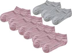 Camano 3170000 - Kinder ca-soft organic cotton Sneaker 6 Paar, Größe 27/30, Farbe chalk pink melange von Camano
