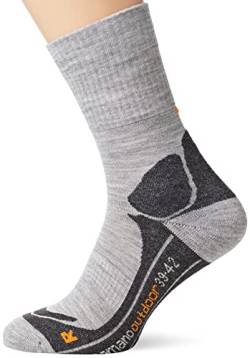 Camano 5944000 - Online Unisex outdoor Socks 2p, Größe 35/38, Farbe light grey melange von Camano