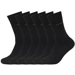 Camano 6 Paar Socken Unisex 3652 Ca-Soft Walk mit Frotteesohle Damen und Herren Strümpfe, Farbe Schwarz, Größe 47-49 von Camano