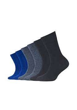 Camano Comfort Unisex Socken 9300 (6er Pack),Mehrfarbig Blau (blue 30), Gr. 19-22 von Camano