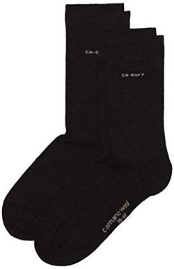 Camano Herren 3242-0005 Socken, Schwarz (Black 05), 39-42 EU von Camano