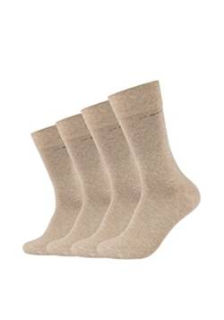 Camano Herren 3642000 Socken, Beige (Sand Melange 8300), (Herstellergröße: 35/38) (4er Pack) von Camano