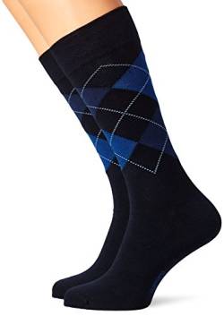 Camano Herren 4401 Socken, Blau (Navy 0004), 43/46 (2er Pack) von Camano