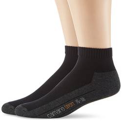 Camano Herren 5932 Sportsocken, Schwarz (Black 5), 47/50 (Herstellergröße: 47/49) (2er Pack) von Camano