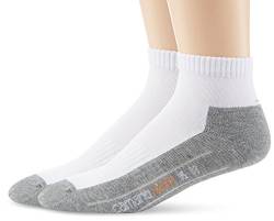 Camano Herren 5932 Sportsocken, Weiß (White 1), (Herstellergröße: 35/38) (2er Pack) von Camano