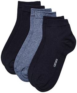 Camano Herren CA-Soft Quarter 3-er 3023 Socken, Blau (Navy 4), 43/46 von Camano