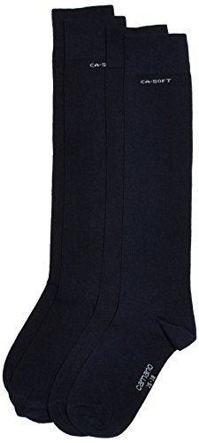 Camano Herren Kniestrümpfe 3942 2er pack, Gr. 39/42, Blau (navy 4) von Camano