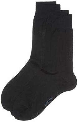 Camano Herren Socke 2-er Pack, 4303, Gr. 39-42, Blau (04 navy) von Camano