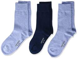 Camano Mädchen 3701 Socken, Blau (Ice Blue Melange 5240), 31-34 (3er Pack) von Camano