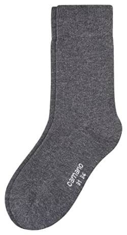 Camano Mädchen 3701 Socken, Grau (Anthracite 8), 23-26 (Herstellergröße: 23/26) (3er Pack) von Camano