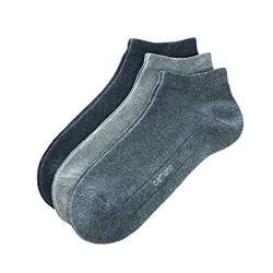 Camano Socken CA-SOFT Sneaker 9er Pack, Größe:43-46;Farbe:Dark Grey/Light Grey/Anthracite (49) von Camano