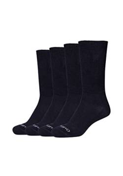 Camano Unisex Diabetikersocken 4er Pack 35/38 navy von Camano