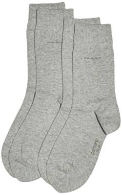 Camano Unisex-Erwachsene 3642 Socken, 100 DEN, Grau Grey 10, (Herstellergröße: 43/46) (2er Pack) von Camano