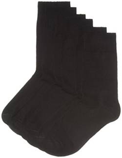 Camano Unisex - Erwachsene Socke 3-er Pack 3403, Gr. 43-46, schwarz von Camano