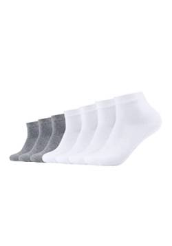 Camano Unisex Kurzsocken 7er Pack 43/46 white von Camano