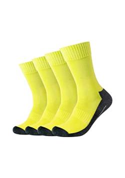 Camano Unisex Online pro tex Function 4er Pack Socken, Lime, 43/46 von Camano
