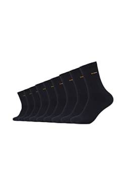 Camano Unisex Tennissocken 9er Pack 43/46 black von Camano