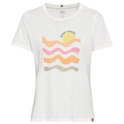 Camel active Damen T-Shirt white wave print L von Camel active