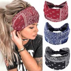 Camidy Wide Headbands for Women, 6 Pcs Cooling Headbands for Women Nonslip Elastic Head Band Head Wraps Fashion Hair Accessories von Camidy