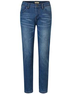 Camii Mia Damen Winter Jeanshose mit Fleece Gefüttert Slim Fit Dicke Thermohose Low Rise Jeans (36W x 30L, Blau (847-9)) von Camii Mia