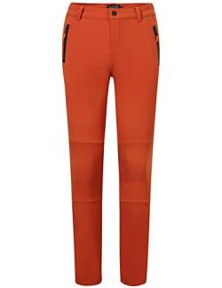 Camii Mia Damen Winter Wanderhose Outdoorhose Fleece Gefüttert Thermohose Warm Winddicht Wasserdicht (Orange, 28W / 30L) von Camii Mia