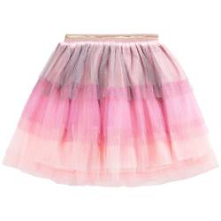 Baby Kleinkind Kinder Mädchen Tuturock Kuchenrock Tütürock Prinzessinrock Stufenrock Minirock Ballett Tutu mit Elastischer Bund Mode Kurzer Rock Kostüm Accessoire - Rosa Herstellergr. 100 von Camilife