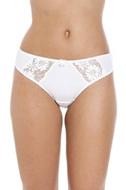 Camille Damen Dreierpack Klassische Weiße Spitze Strings 48 von Camille