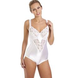 Camille Weiß Bügel, Nicht Gepolsterter Floraler Spitzen-Shapewear-Körper 85C von Camille