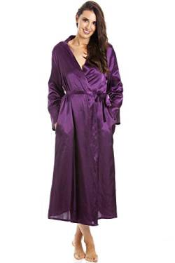 Camille Womens Purple Long Satin Wraps 50/52 Purple von Camille