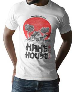 Camisetas La Colmena 2278 Kame House (Melonseta), weiß, L von Camisetas La Colmena